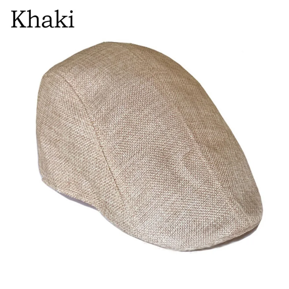 Peaky Newsboy Golf Driving Hat Caps Boys Mens Flat Cap Beret Cabbie Hat Vintage - Image 7