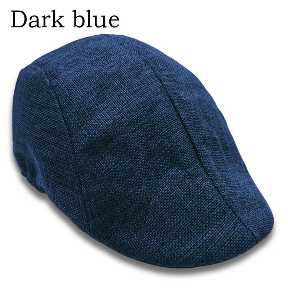 Peaky Newsboy Golf Driving Hat Caps Boys Mens Flat Cap Beret Cabbie Hat Vintage - Image 9