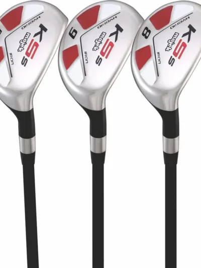 Men's Golf Hybrid Club Set, Includes 8, 9, Pitching Wedge, Utility Club