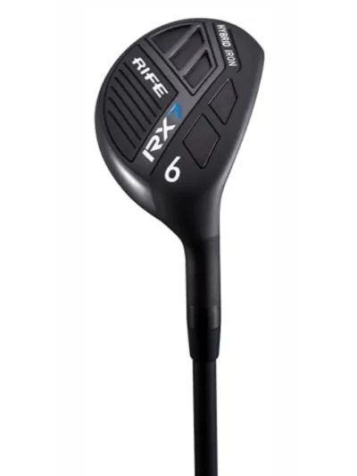 Golf RX7 Regular Men's Standard Graphite Hybrid Iron 6 Club for Enhanced Fairway Accuracy and Distance Control