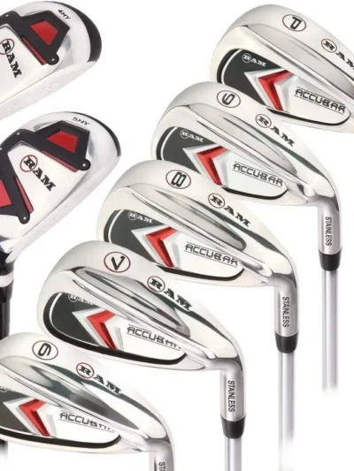 Golf Accubar Men's Right Hand Clubs Iron Set 6-7-8-9-PW with Hybrids 24 and 27 for Optimal Performance on Fairways and Roughs