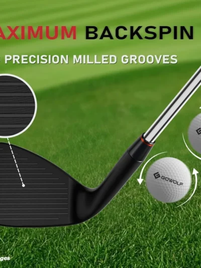 Gowolf Premium Forged Full Face Golf Wedges 50/52/54/56/58/60/69 Degree Individual or Set for Men