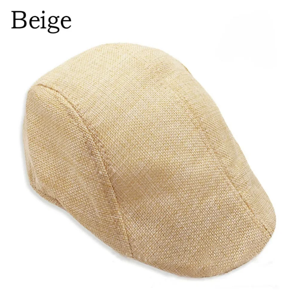 Peaky Newsboy Golf Driving Hat Caps Boys Mens Flat Cap Beret Cabbie Hat Vintage - Image 11