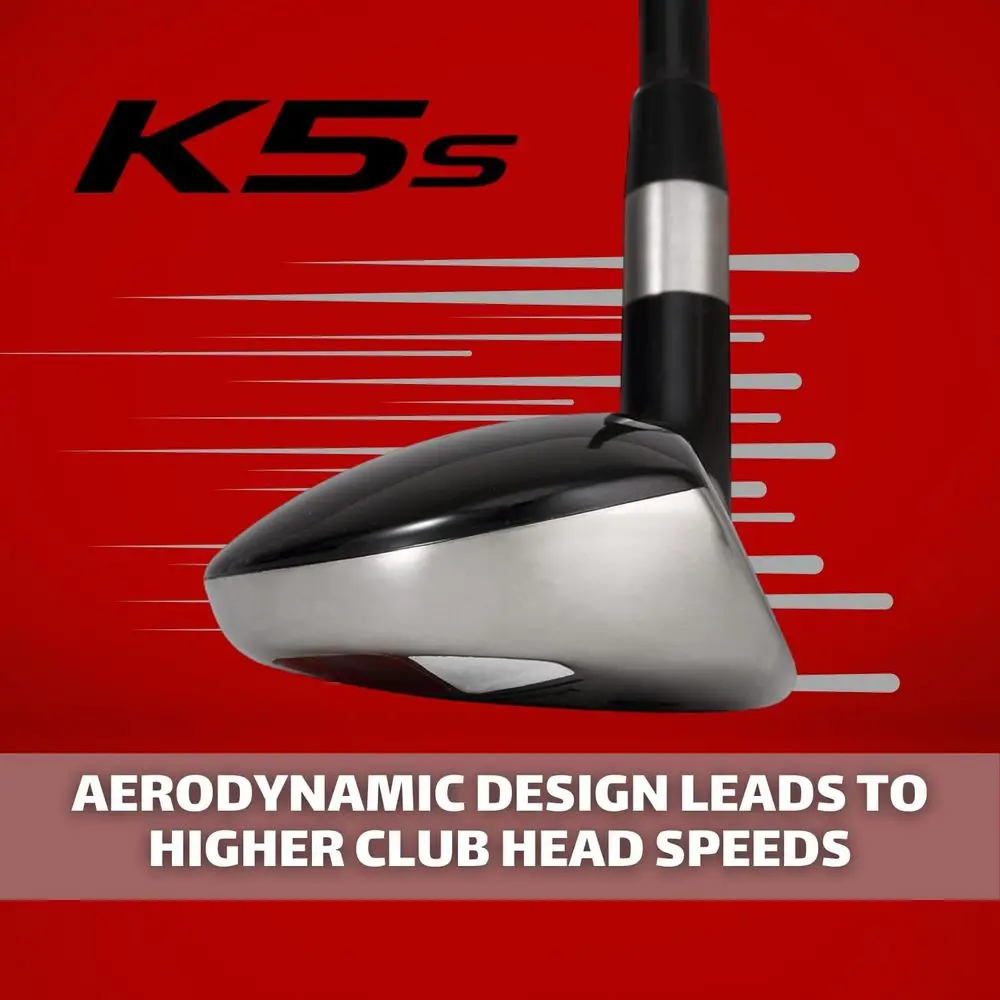 Men's Golf Hybrid Club Set, Includes 8, 9, Pitching Wedge, Utility Club - Image 5