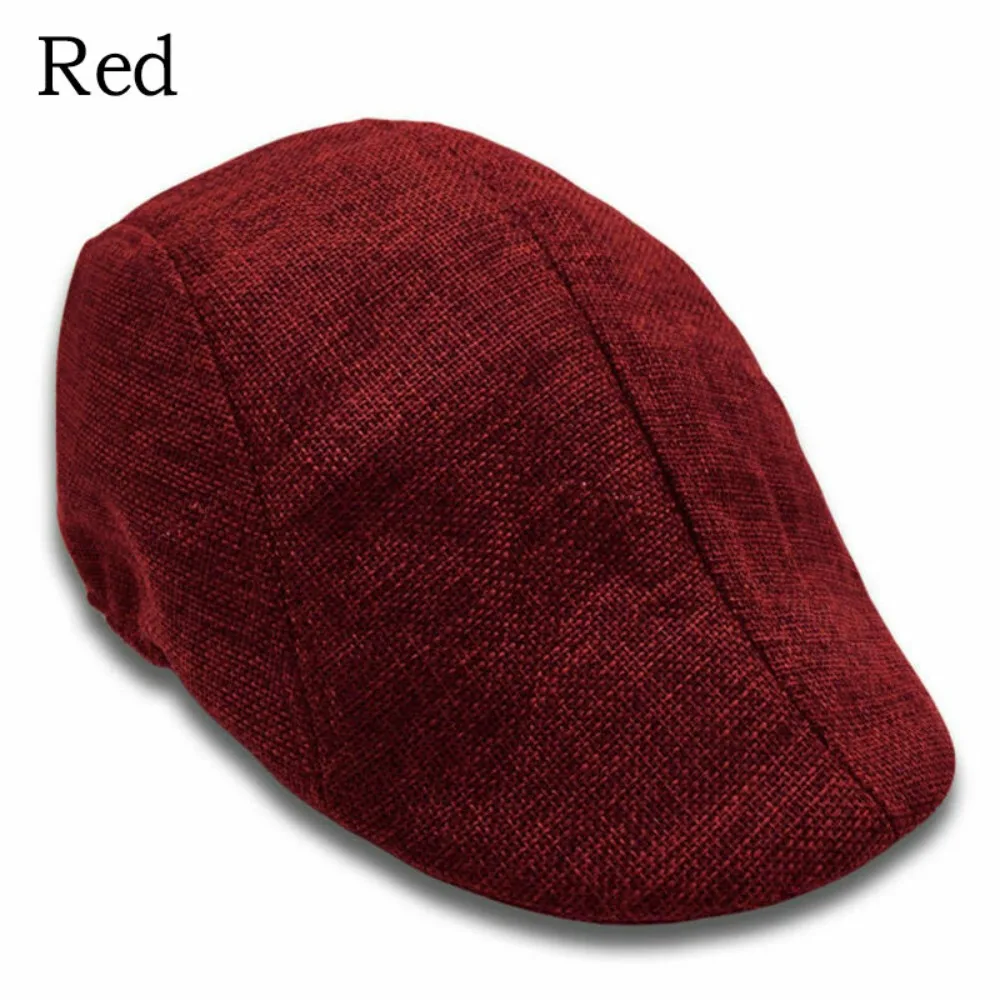 Peaky Newsboy Golf Driving Hat Caps Boys Mens Flat Cap Beret Cabbie Hat Vintage - Image 8