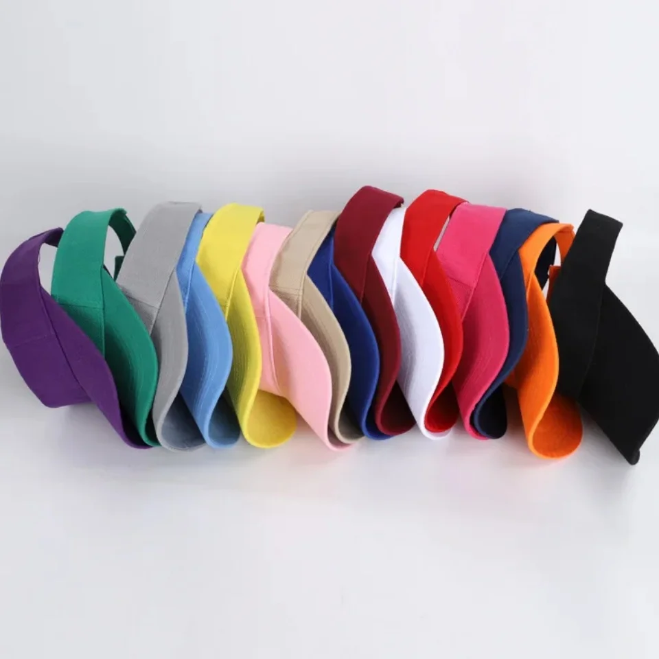 Summer Sun Hats Sun Protection Hat Outdoor Sports Golf Hats Top-Empty Visor Empty Breathable Anti-UV Adjustable Cool Sun Cap - Image 6